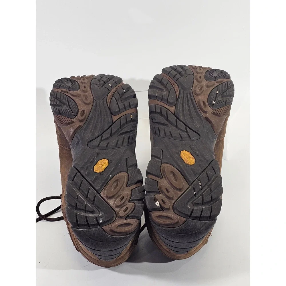 Merrell Men Moab Adventure 3 Waterproof‎ Hiking Shoes Brown Leather J91825 Sz 14